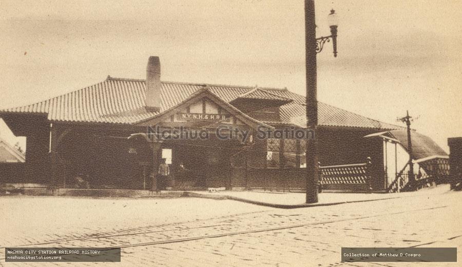 Postcard: Railroad Depot, East Providence, Rhode Island